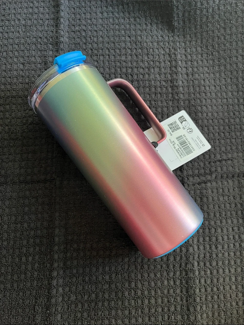 🆕 Lululemon Insulated Mug, 20oz iridescent candy cloud/ocean wave/tropical sky
